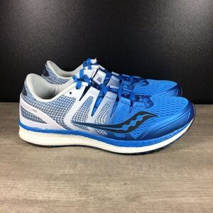 Saucony Liberty ISO Men's Size 9 Blue White Running Shoes S20410-2